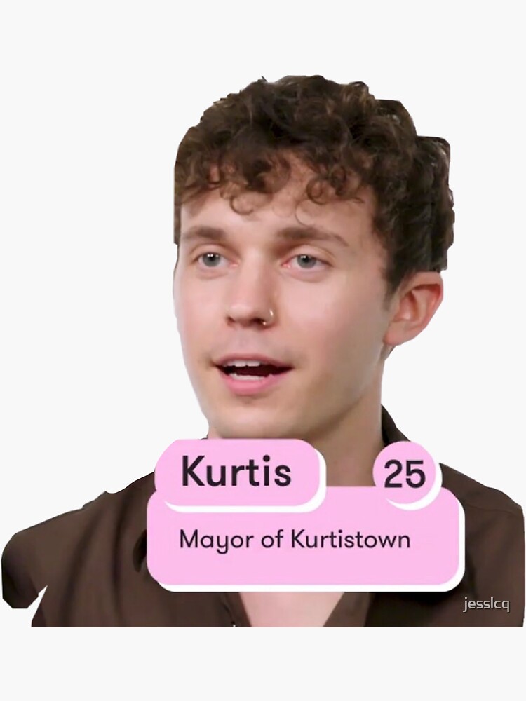 "Mayor of Kurtistown" Sticker by jesslcq Redbubble