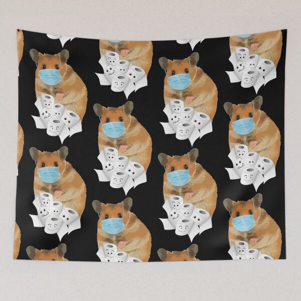 Item preview, Hamsters - hamsters - humor - sarcasm - toilet paper 2020 designed and sold by kreawusel-bin.