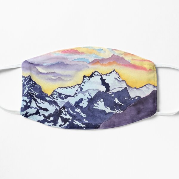Sunset Mountains Mask