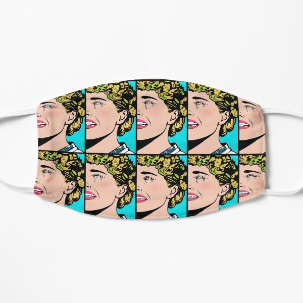 Midsommar in Pop art Flat Mask