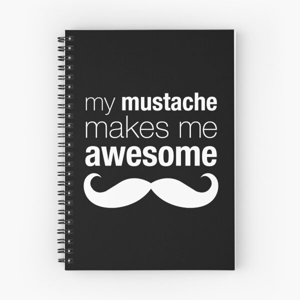 Item preview, Awesome Mustache White designed and sold by LoPowDesign.