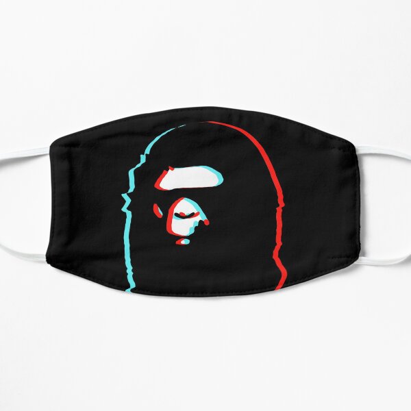 bape trippy Mascarilla plana