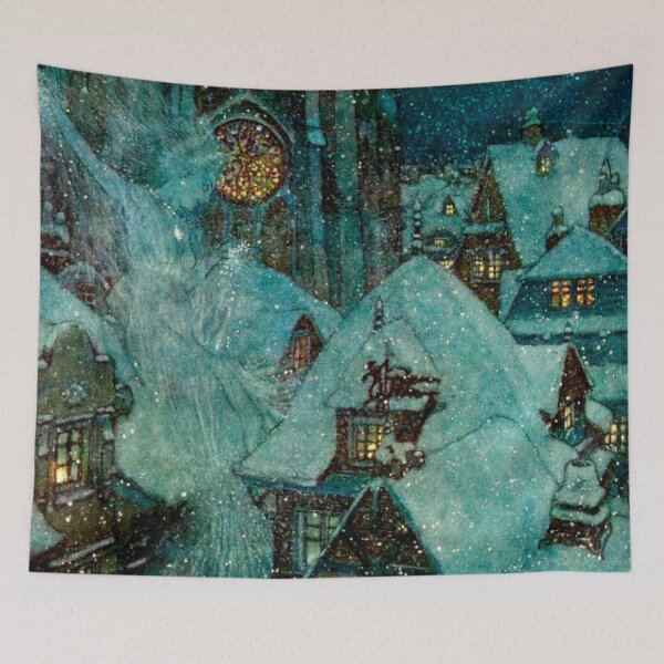 Item preview, Winter Night By Edmund Dulac designed and sold by Niina  Niskanen.
