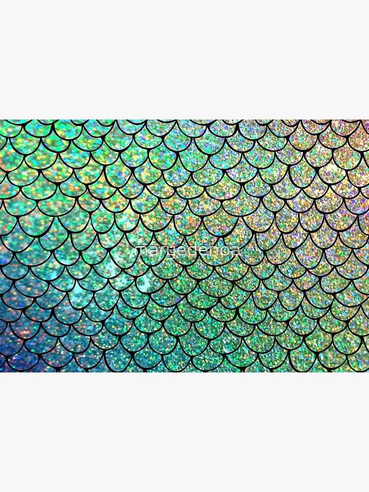 Colorful Glitter Mermaid Scales by maryedenoa