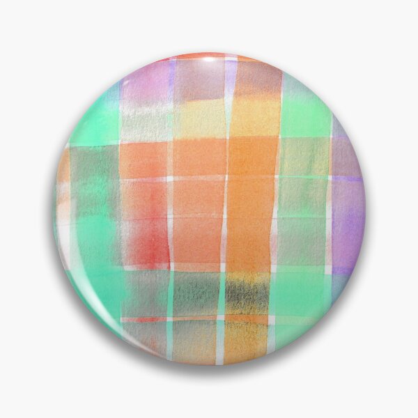 Item preview, Colorful Watercolor Stripes - Turquoise and Lilac Palette  designed and sold by Niina  Niskanen.
