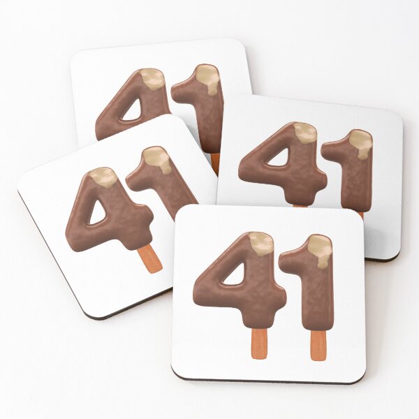 Item preview, 41 Ice Cream Fourty One Number 3d Chocolate designed and sold by HelloFromAja.