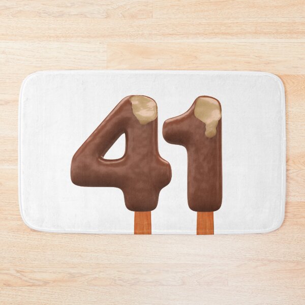 Item preview, 41 Ice Cream Fourty One Number 3d Chocolate designed and sold by HelloFromAja.