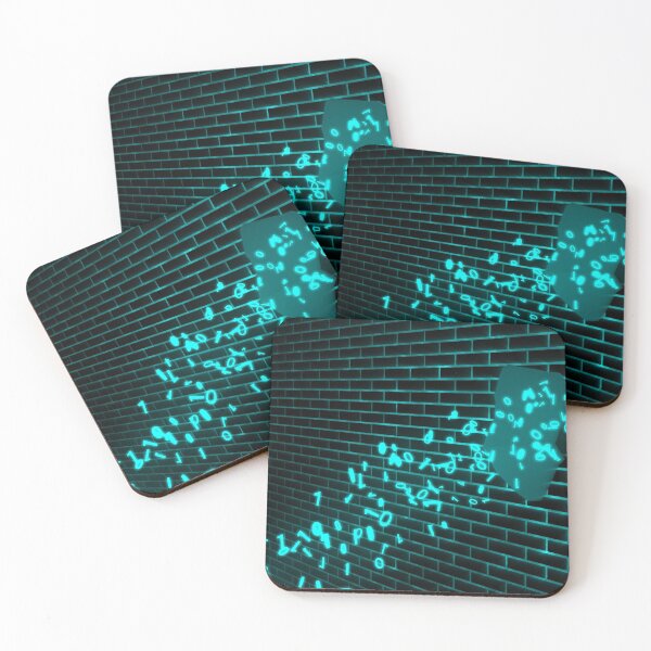 Item preview, Data Breach Leak Security Concept with Binary Information Flowing designed and sold by IncrediVFX.