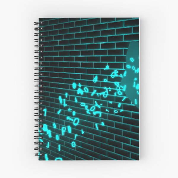 Item preview, Data Breach Leak Security Concept with Binary Information Flowing designed and sold by IncrediVFX.