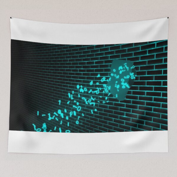 Item preview, Data Breach Leak Security Concept with Binary Information Flowing designed and sold by IncrediVFX.