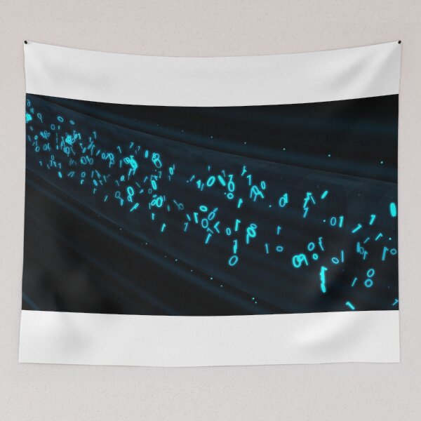 Item preview, Binary Data Flows in Encrypted VPN Network Tunnel Information Tube designed and sold by IncrediVFX.