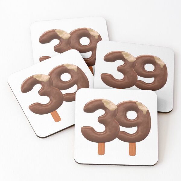 Item preview, 39 Ice Cream Thirty Nine Number 3d Chocolate designed and sold by HelloFromAja.