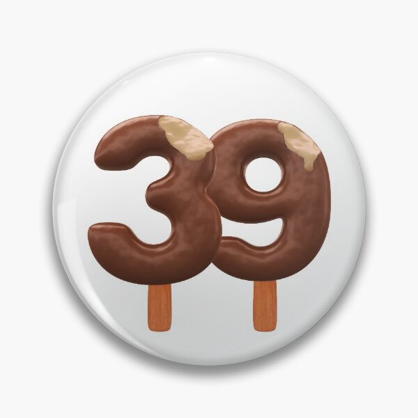 Item preview, 39 Ice Cream Thirty Nine Number 3d Chocolate designed and sold by HelloFromAja.