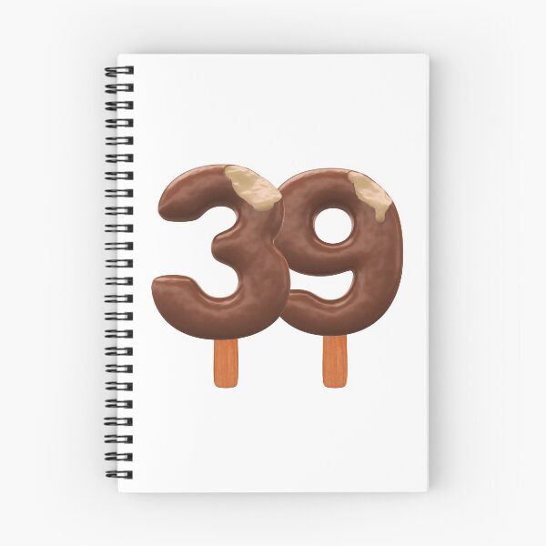 Item preview, 39 Ice Cream Thirty Nine Number 3d Chocolate designed and sold by HelloFromAja.