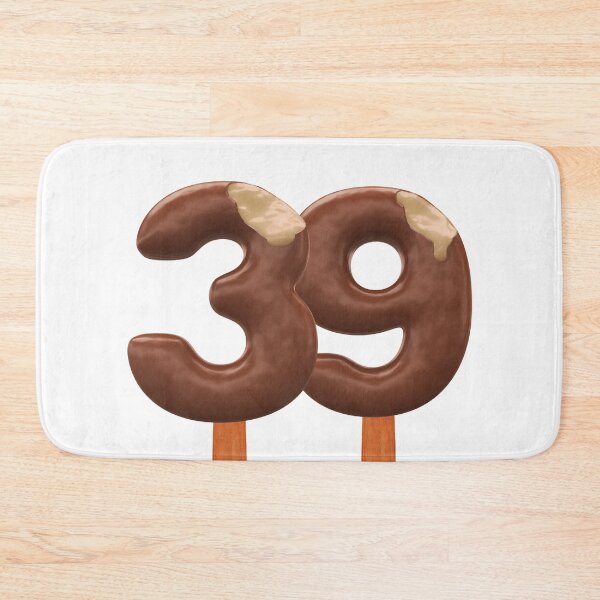 Item preview, 39 Ice Cream Thirty Nine Number 3d Chocolate designed and sold by HelloFromAja.