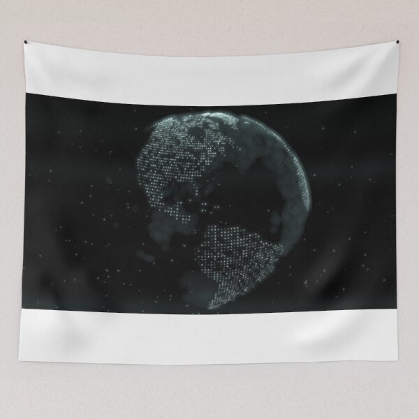 Item preview, Futuristic Digital Earth Planetary Globe Grid Glowing Hologram designed and sold by IncrediVFX.