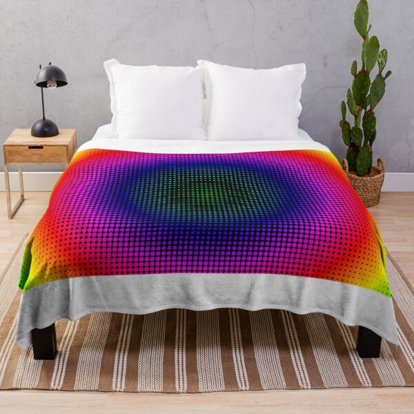Item preview, Halftone Circle Rainbow Gradient Dotted Radial Pattern Graphic designed and sold by IncrediVFX.