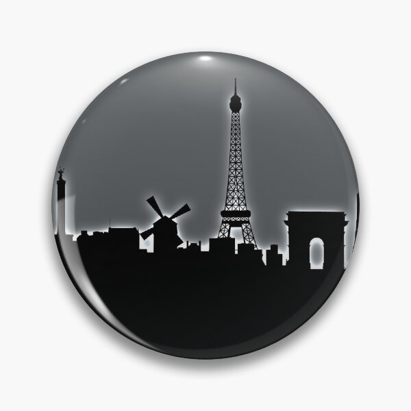 Item preview, Paris France Skyline designed and sold by ArtPrints.
