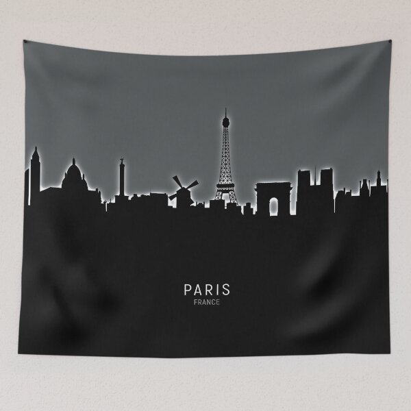 Item preview, Paris France Skyline designed and sold by ArtPrints.