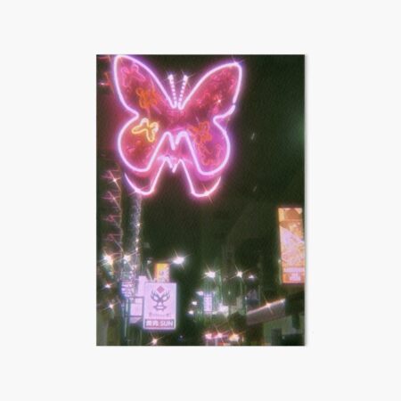 butterfly aesthetic sparkle print Art Board Print