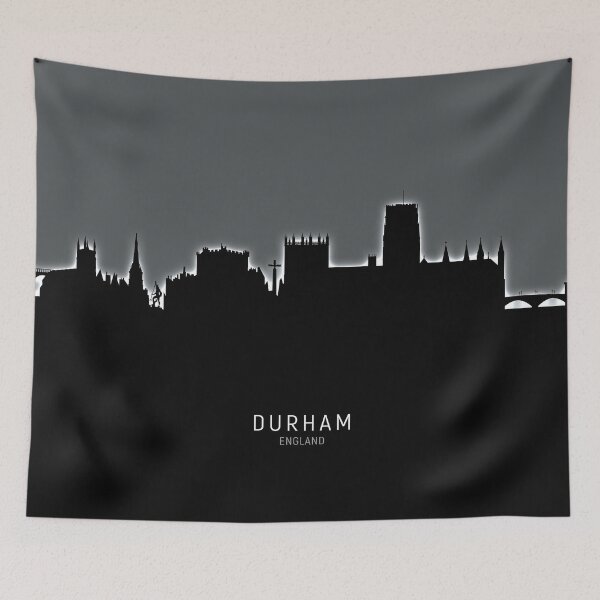 Item preview, Durham England Skyline Cityscape designed and sold by ArtPrints.