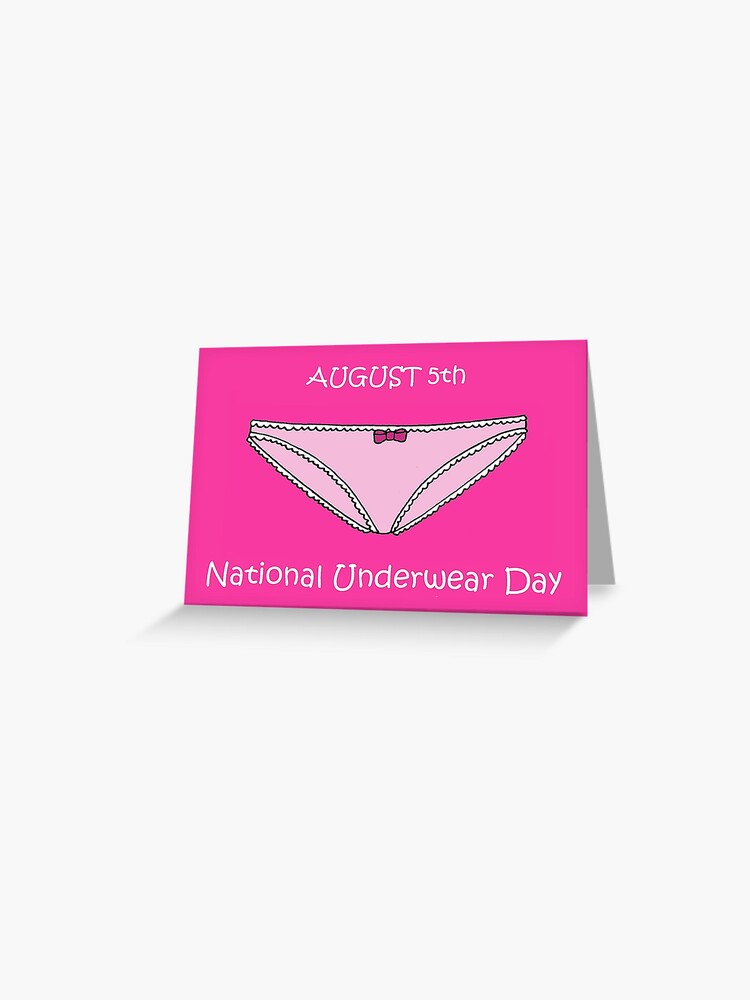 Happy National Underwear Day, Holidays Month of August , Empty