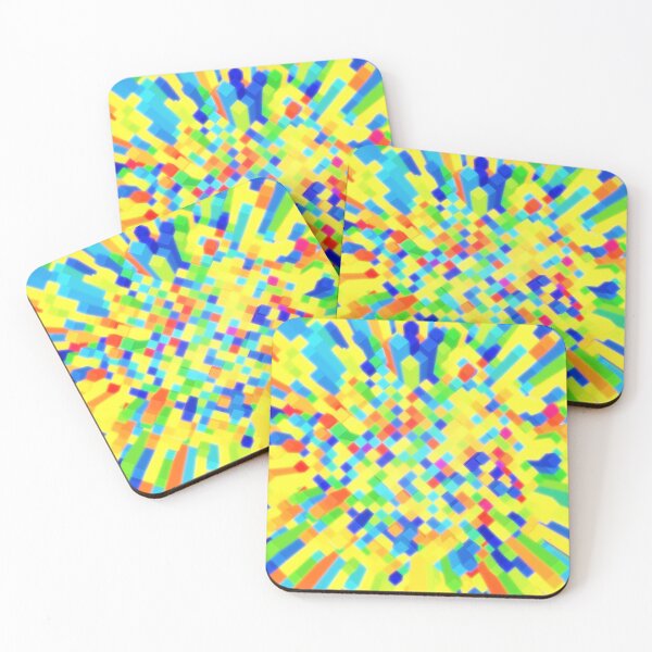 Item preview, Multicolored Cel Shaded Toon Cube Field Randomly Moving Up and Down designed and sold by IncrediVFX.