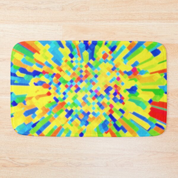 Item preview, Multicolored Cel Shaded Toon Cube Field Randomly Moving Up and Down designed and sold by IncrediVFX.