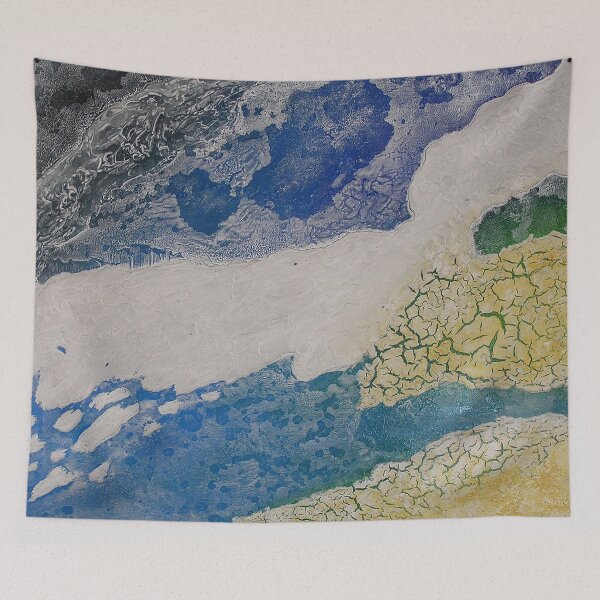 Item preview, The Arctic / Mixed Media Painting designed and sold by DoreenGehrkeArt.