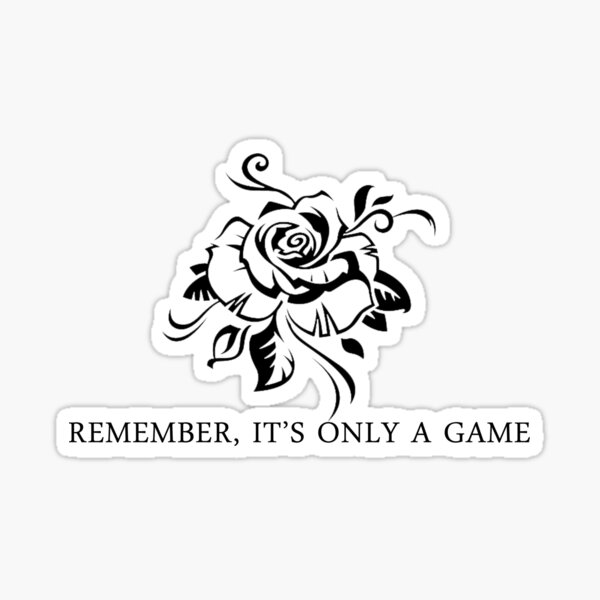 Item preview, Recuerda que es sólo un juego. designed and sold by velcris.