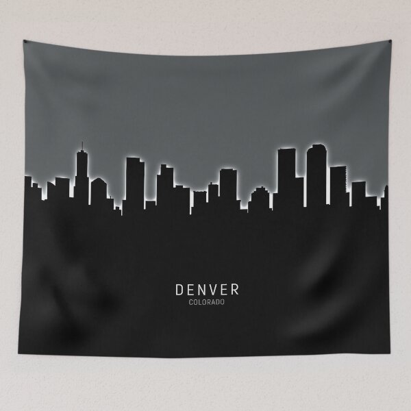 Item preview, Denver Colorado Skyline designed and sold by ArtPrints.