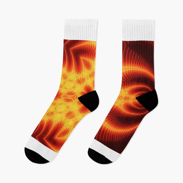 Item preview, Zoom In and Out of Trippy Psychedelic Fiery Fractal Shape Pattern designed and sold by IncrediVFX.