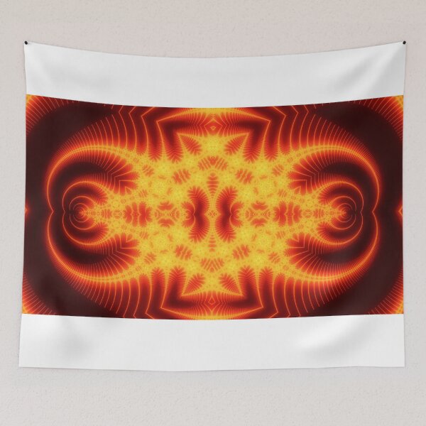 Item preview, Zoom In and Out of Trippy Psychedelic Fiery Fractal Shape Pattern designed and sold by IncrediVFX.