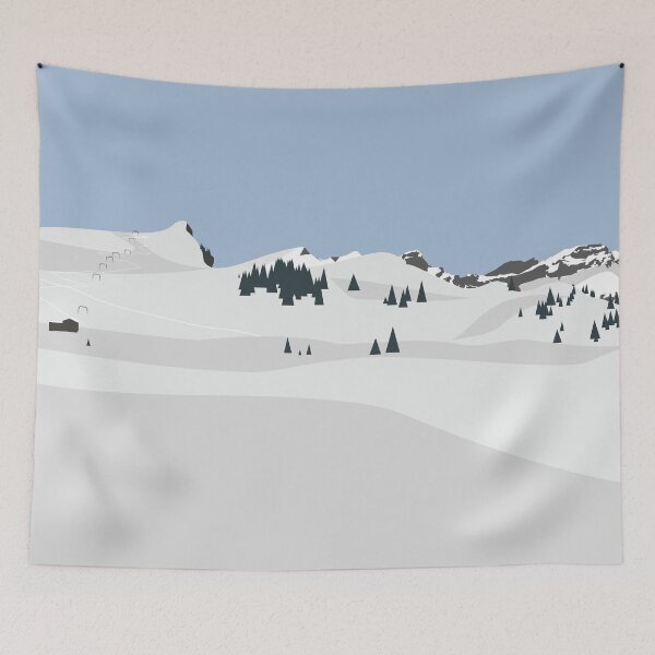 Item preview, snowy mountains 3 designed and sold by lu-lu.