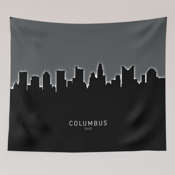 Artikelvorschau, Columbus Ohio Skyline entworfen und verkauft von ArtPrints.