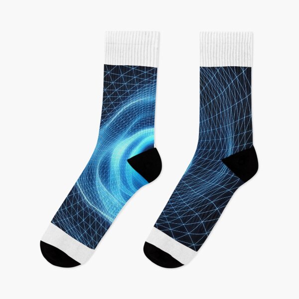Item preview, Digital Wormhole Tunnel of Wavy Blue Shimmering Web Net Grid Tube designed and sold by IncrediVFX.