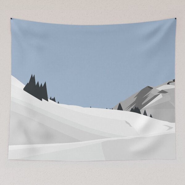 Item preview, snowy mountains 1 designed and sold by lu-lu.