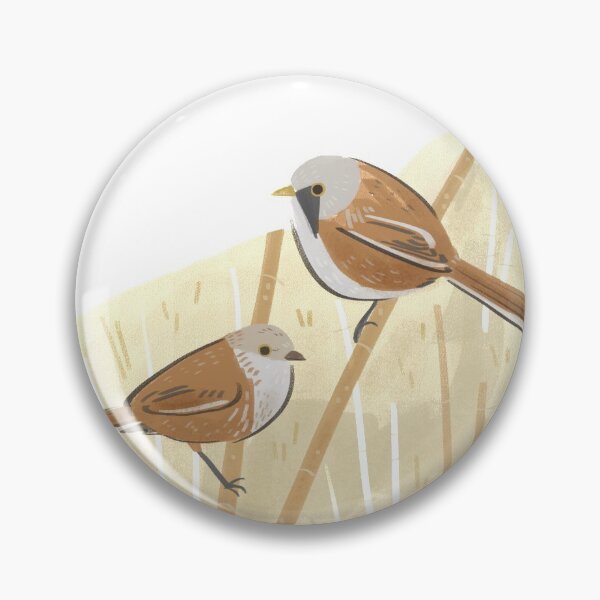 Item preview, Bearded Reedling designed and sold by go outside . go wild.