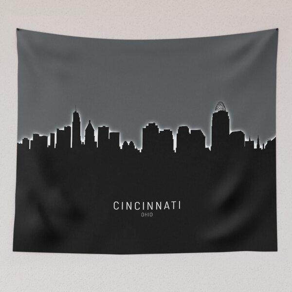 Item preview, Cincinnati Ohio Skyline designed and sold by ArtPrints.