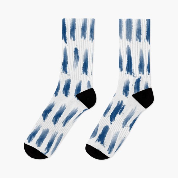 Item preview, Abstract blue watercolor lines designed and sold by StaySaltyArt.