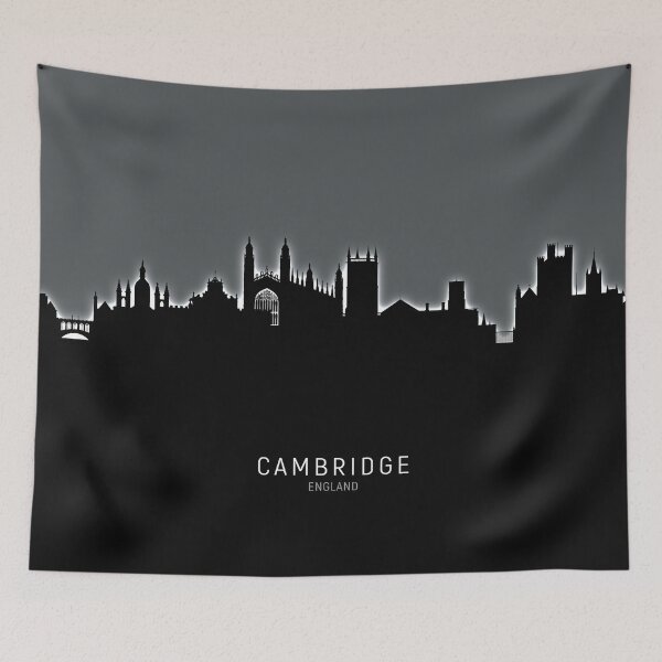 Aperçu de l'œuvre Cambridge England Skyline créée et vendue par ArtPrints.