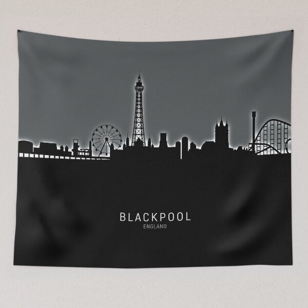 Item preview, Blackpool England Skyline designed and sold by ArtPrints.