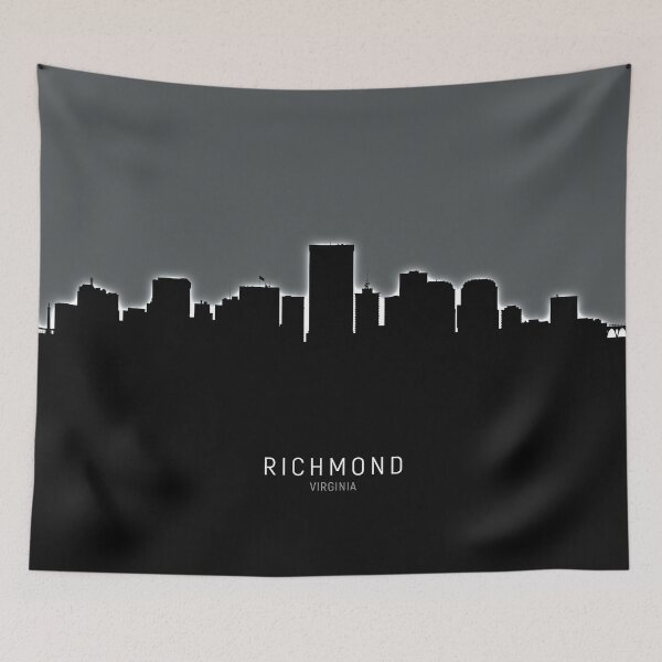 Item preview, Richmond Virginia Skyline designed and sold by ArtPrints.