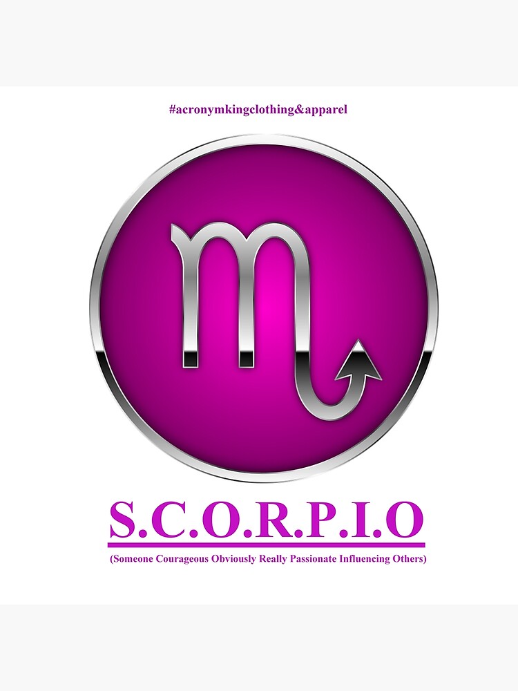 A.C.R.O.N.Y.M. King Scorpio Zodiac Edition