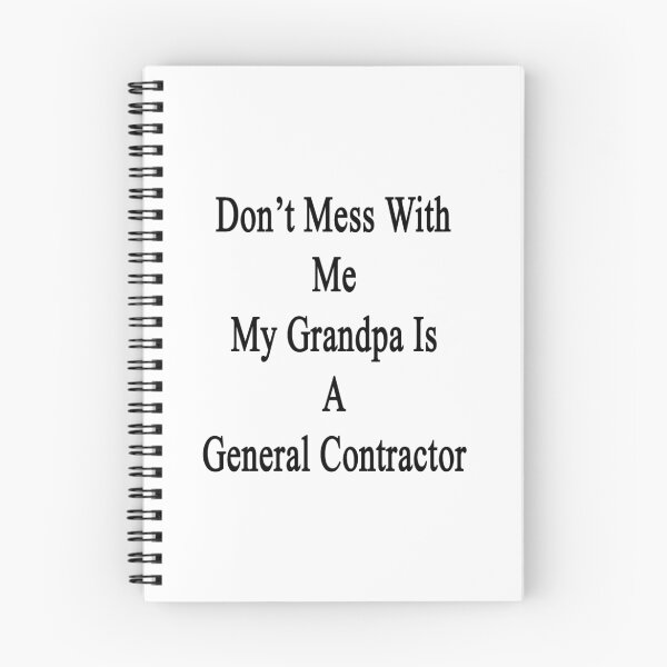 Item preview, Don't Mess With Me My Grandpa Is A General Contractor  designed and sold by supernova23.