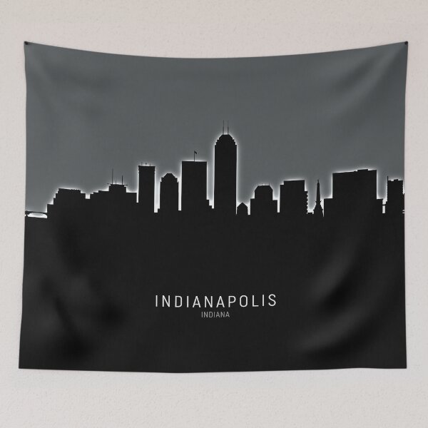 Artikelvorschau, Indianapolis Indiana Skyline entworfen und verkauft von ArtPrints.