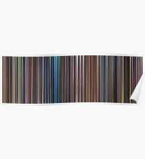 Póster Moviebarcode: las películas completas de Pixar (1995-2011)