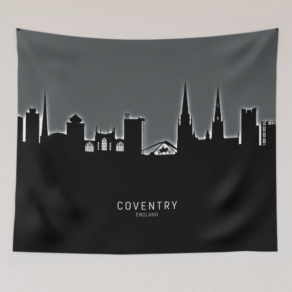 Item preview, Coventry England Skyline designed and sold by ArtPrints.