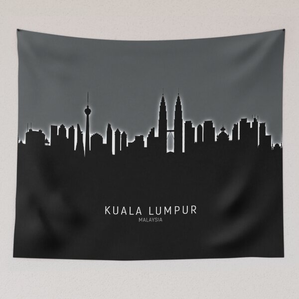 Item preview, Kuala Lumpur Malaysia Skyline designed and sold by ArtPrints.