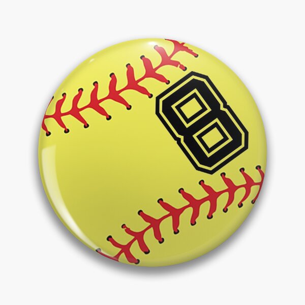 Item preview, Softball Player Jersey No 8 Back Number #8 Ball Sport Socks Gift designed and sold by theshirtinator.